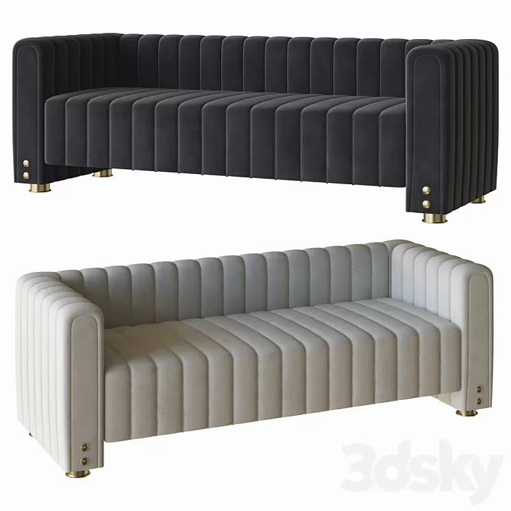 Inglewood sofa porus studio 3D Model