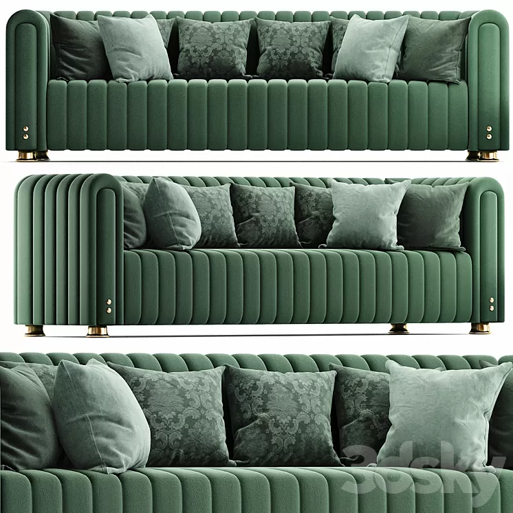 Inglewood Sofa - Porus Studio 3D Model