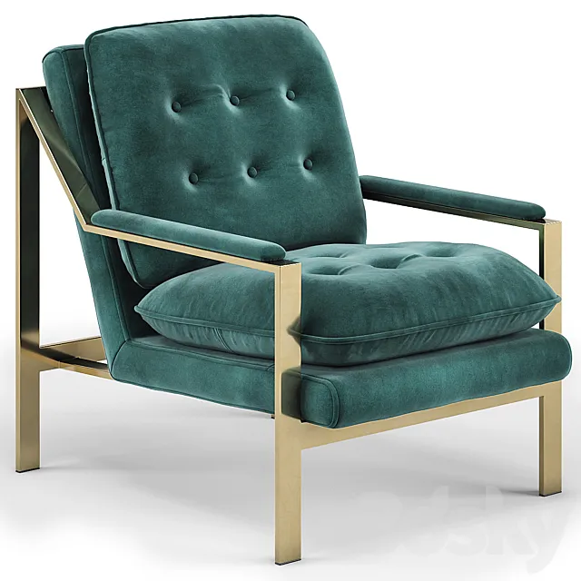 Ingrid Chair Emerald 3DModel