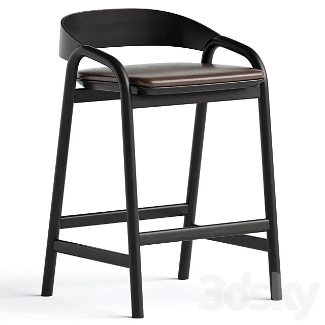 Inlay Counter Stool 3D Model