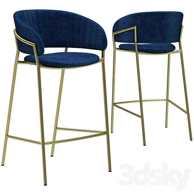 INMYROOM Bar Stool Turin 3DModel