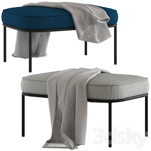 Innova Australia Trax Footstool 3D Model