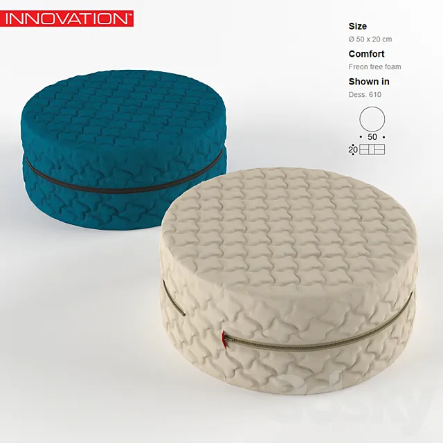 INNOVATION Coz Deconstructed floor cushions 3D Model
