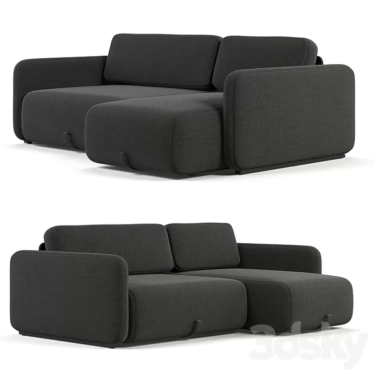 Innovation Living Vogan Lounger Sofa Bed 3D Model Free