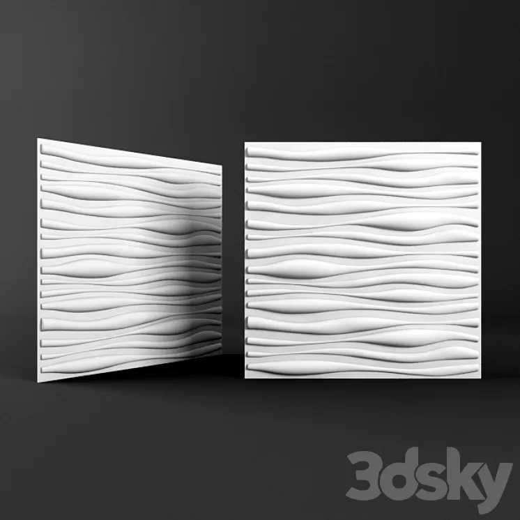inreda2 3d panel (bamboo) 3D Model