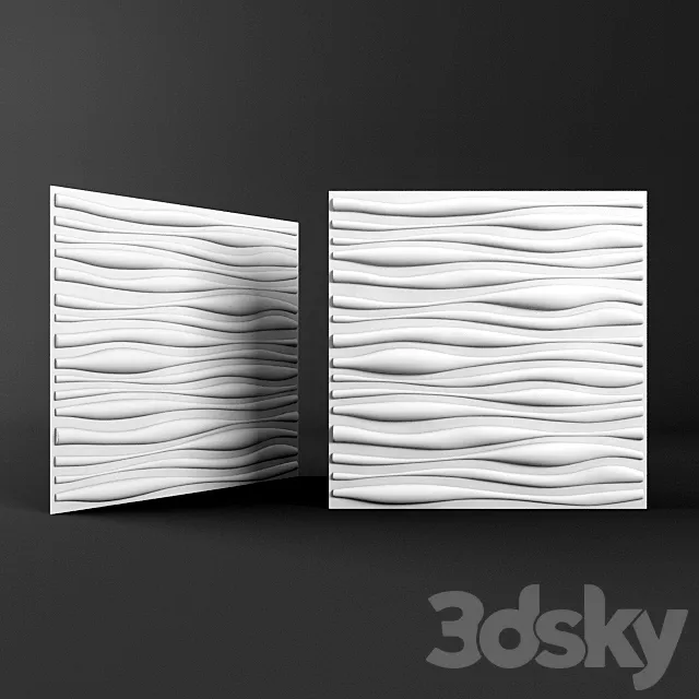 inreda2 3d panel (bamboo) 3DModel