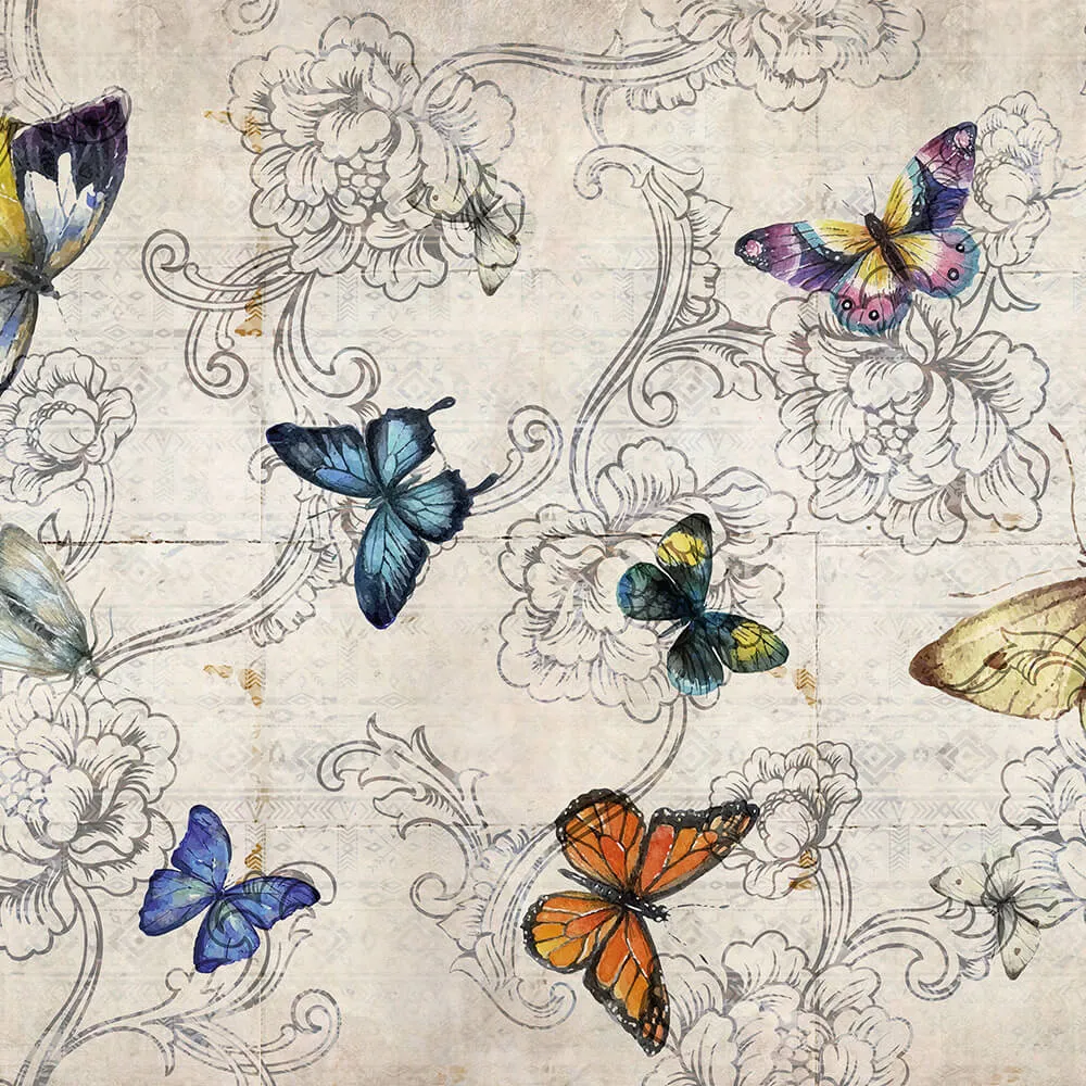 INSTABILELAB - Wallpaper Mariposas 3D Model