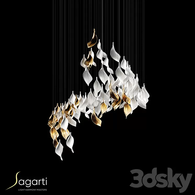 Installation Sagarti Espira art. Es.In.Twirl. 3D Model