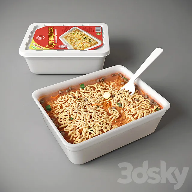 Instant noodles 3DModel