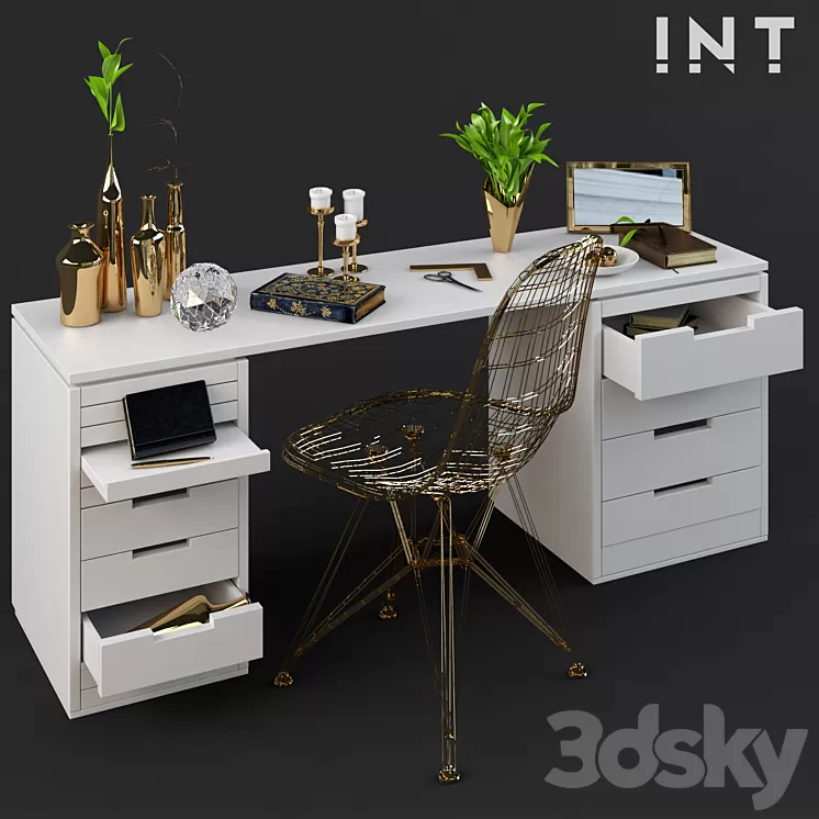 INT Decorative Objects 3D Model