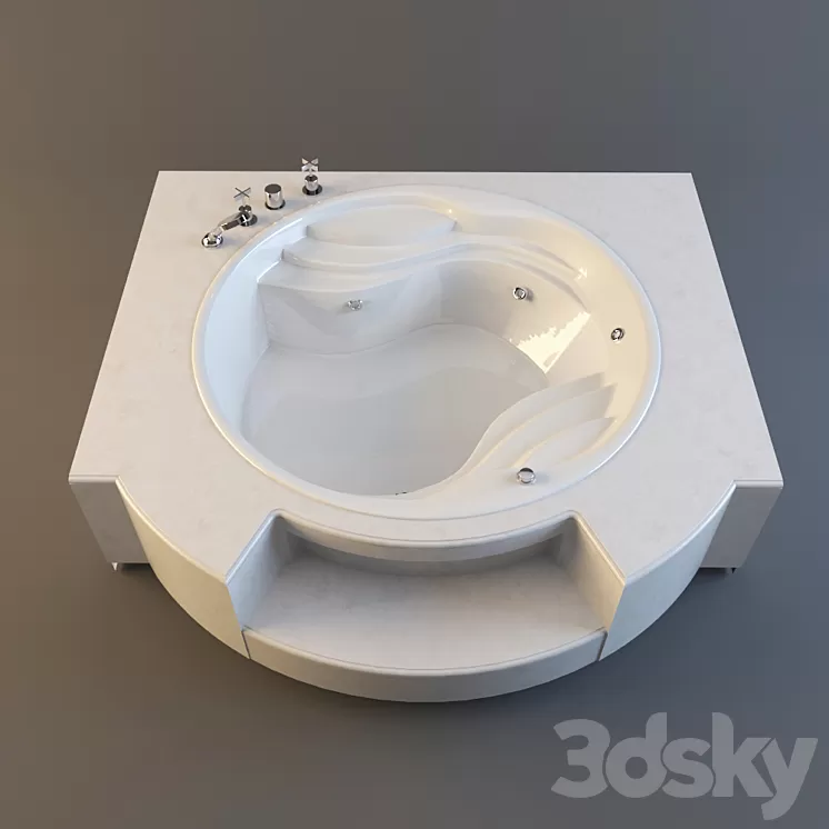Integrated bath 3D Model