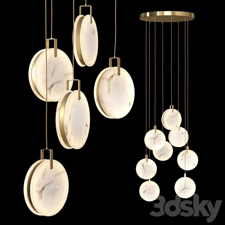 INTEGRATOR IT-1633 chandelier 3D Model Free
