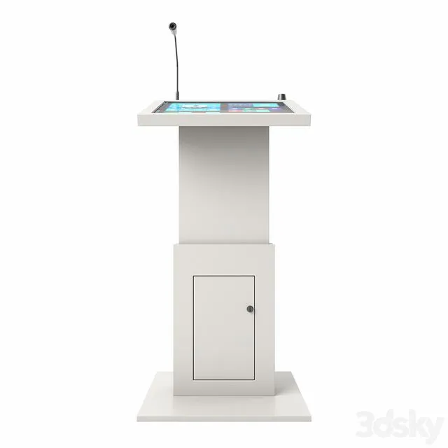 Interactive tribune HJ-27L 3D Model