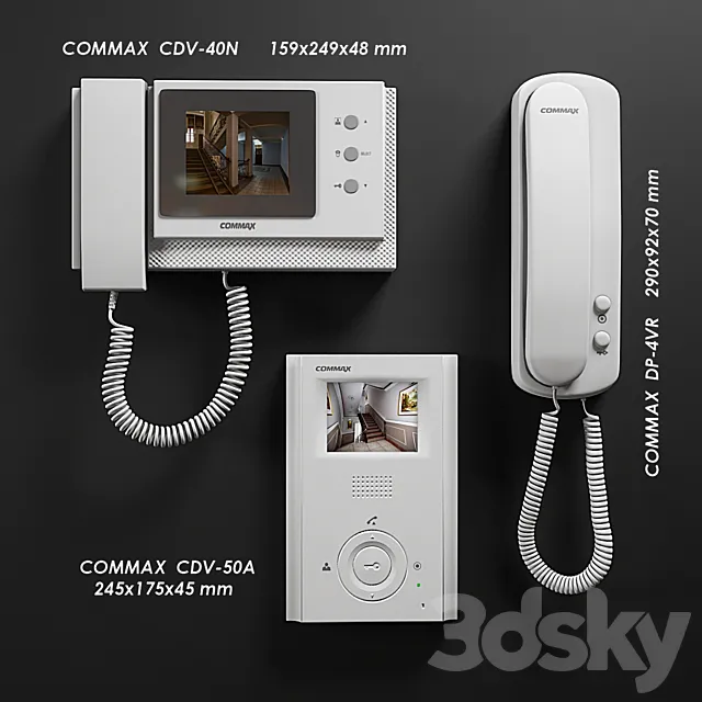 Intercoms COMMAX 3DModel
