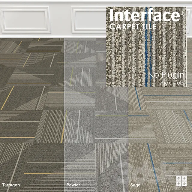 Interface Carpet Detours Texture No: 2 3D Model