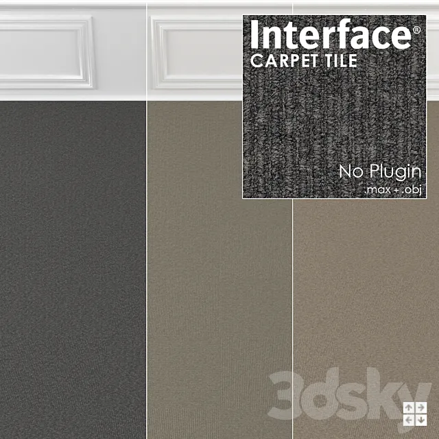 Interface Carpet Urban Retreat Two Texture No: 2 3D Model