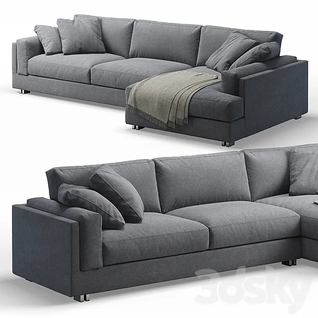 Interface Mama Sofa 3D Model