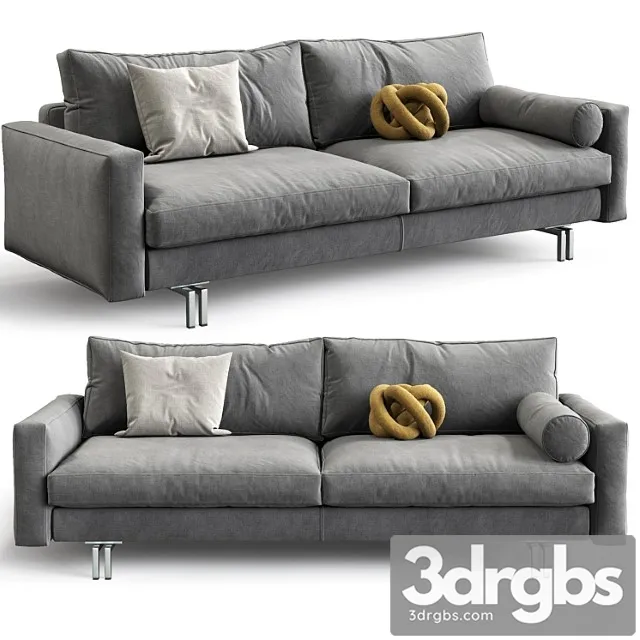 Interface Sofa Blues 3D Model Free