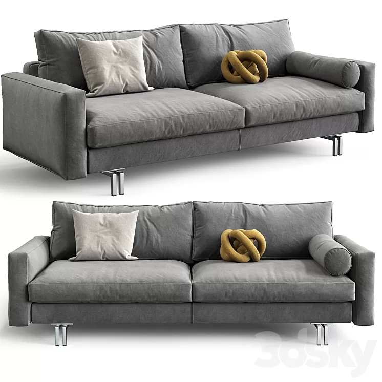 Interface Sofa Blues 3D Model
