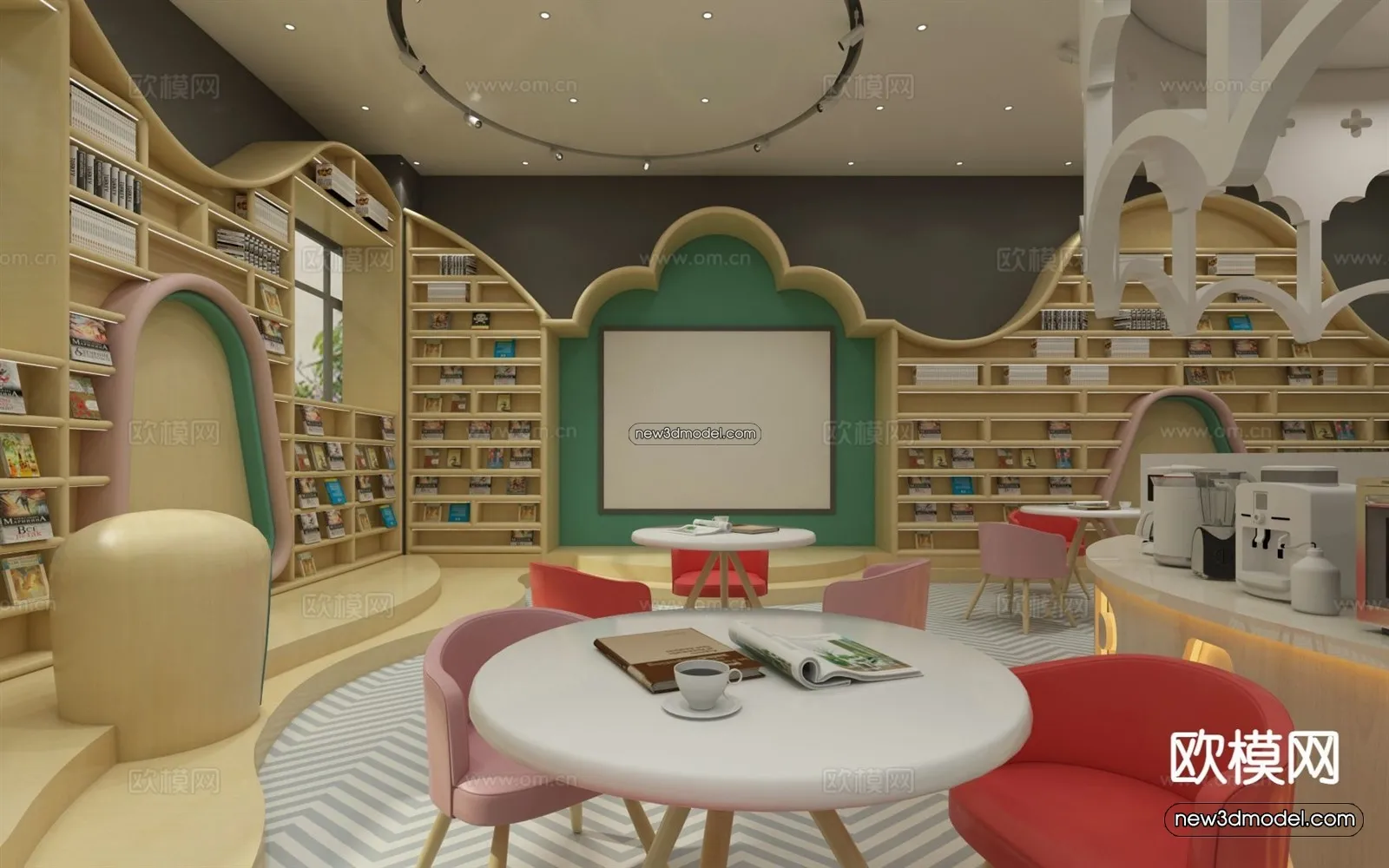 Interior 3D Model of Kindergarten - 3D Scene - 029