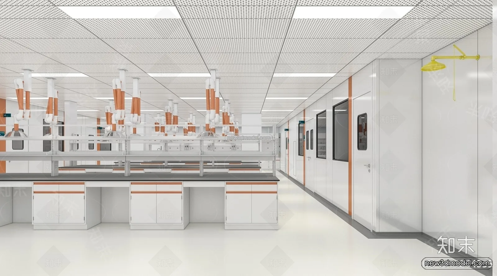 Interior 3D Model of Laboratory - 3D Scene - 002