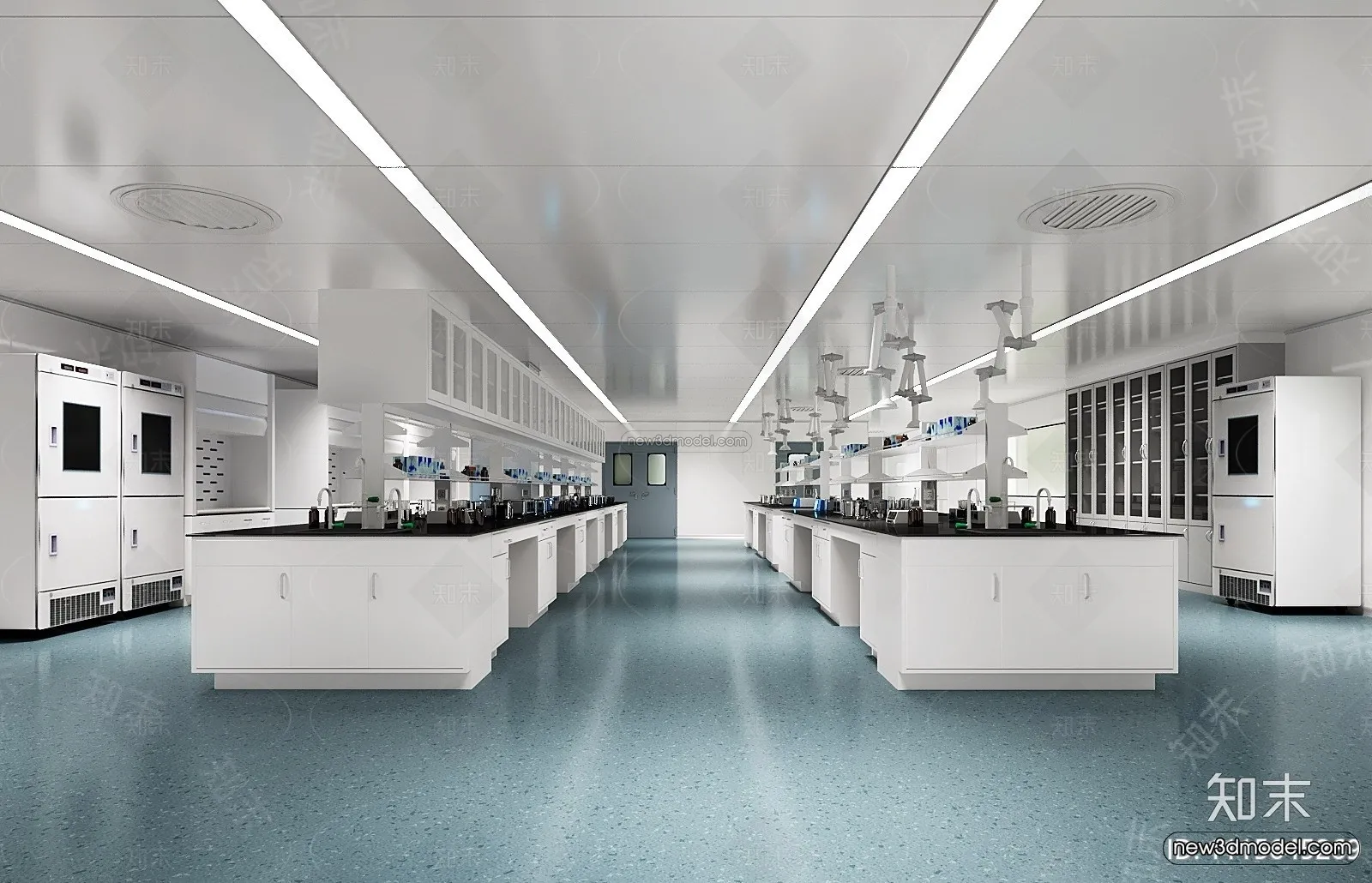 Interior 3D Model of Laboratory - 3D Scene - 024