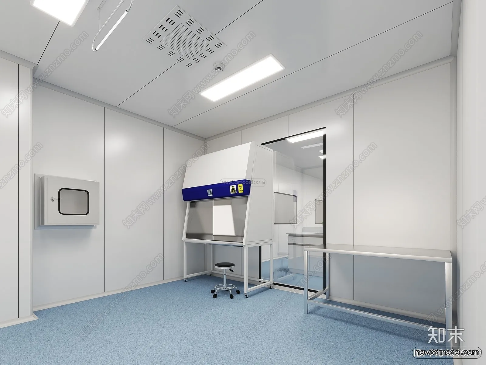 Interior 3D Model of Laboratory - 3D Scene - 073