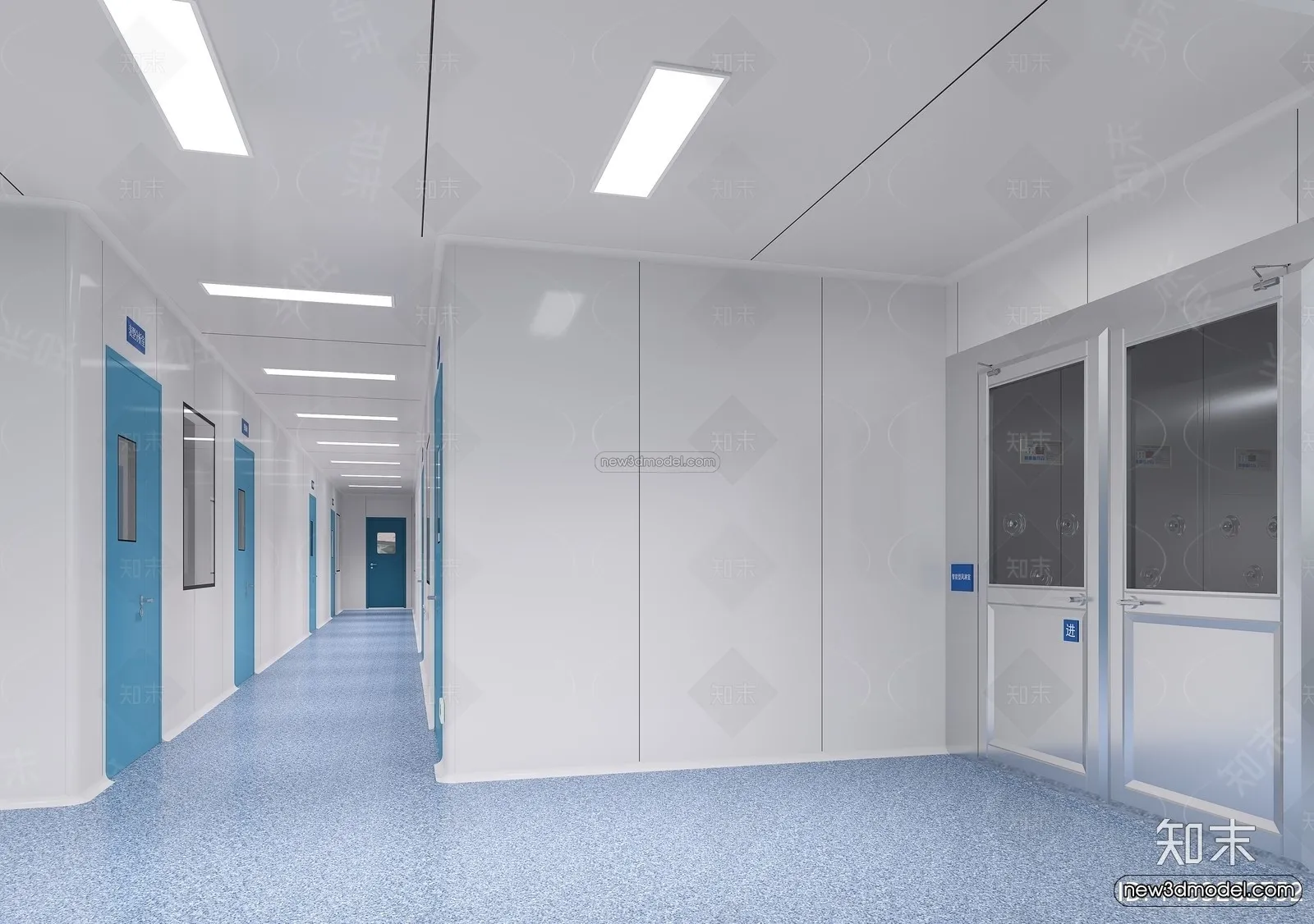 Interior 3D Model of Laboratory - 3D Scene - 080