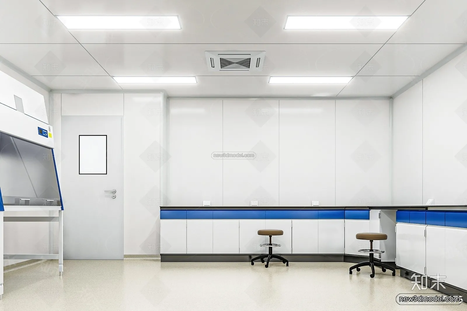 Interior 3D Model of Laboratory - 3D Scene - 084