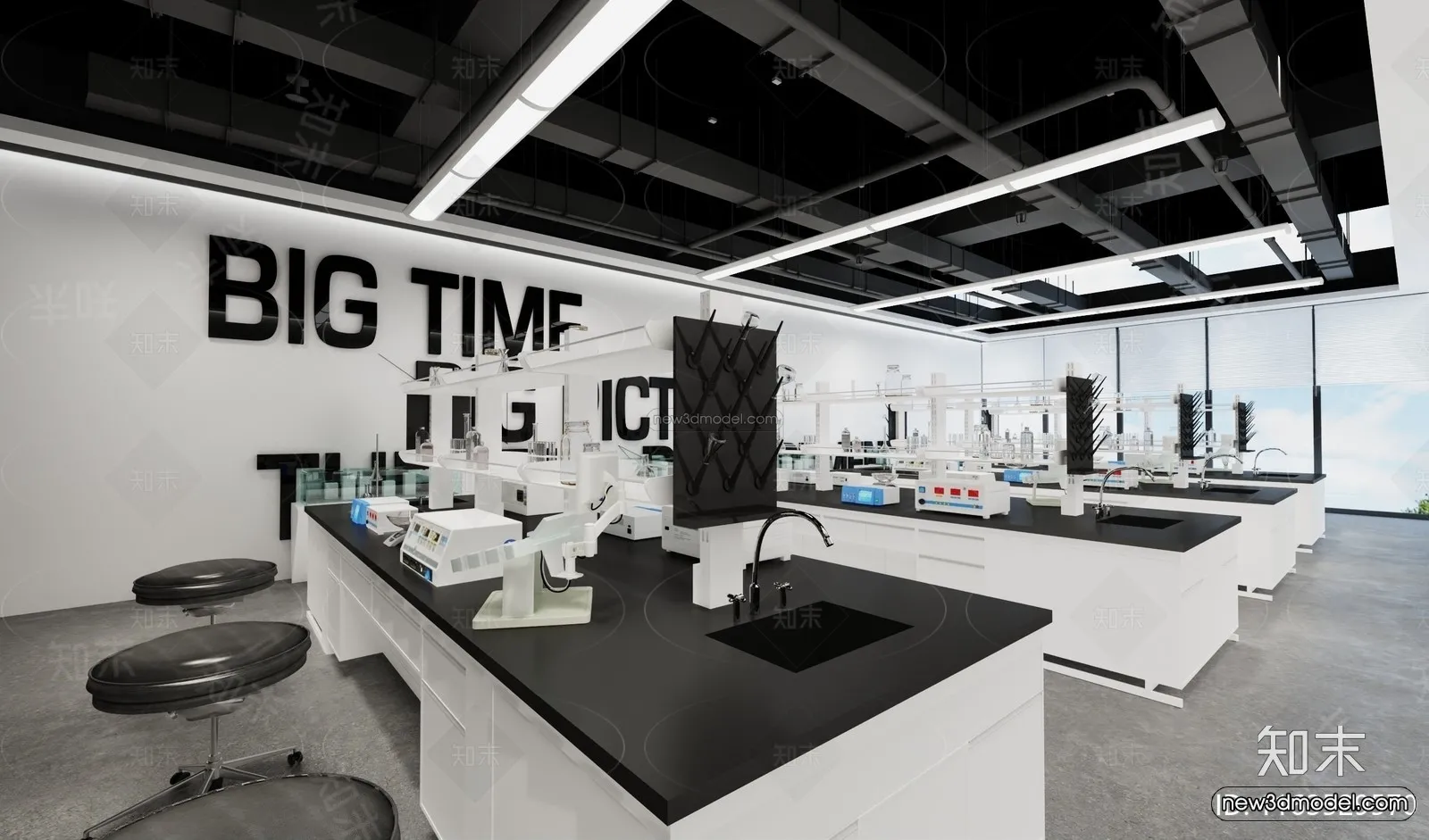 Interior 3D Model of Laboratory - 3D Scene - 103