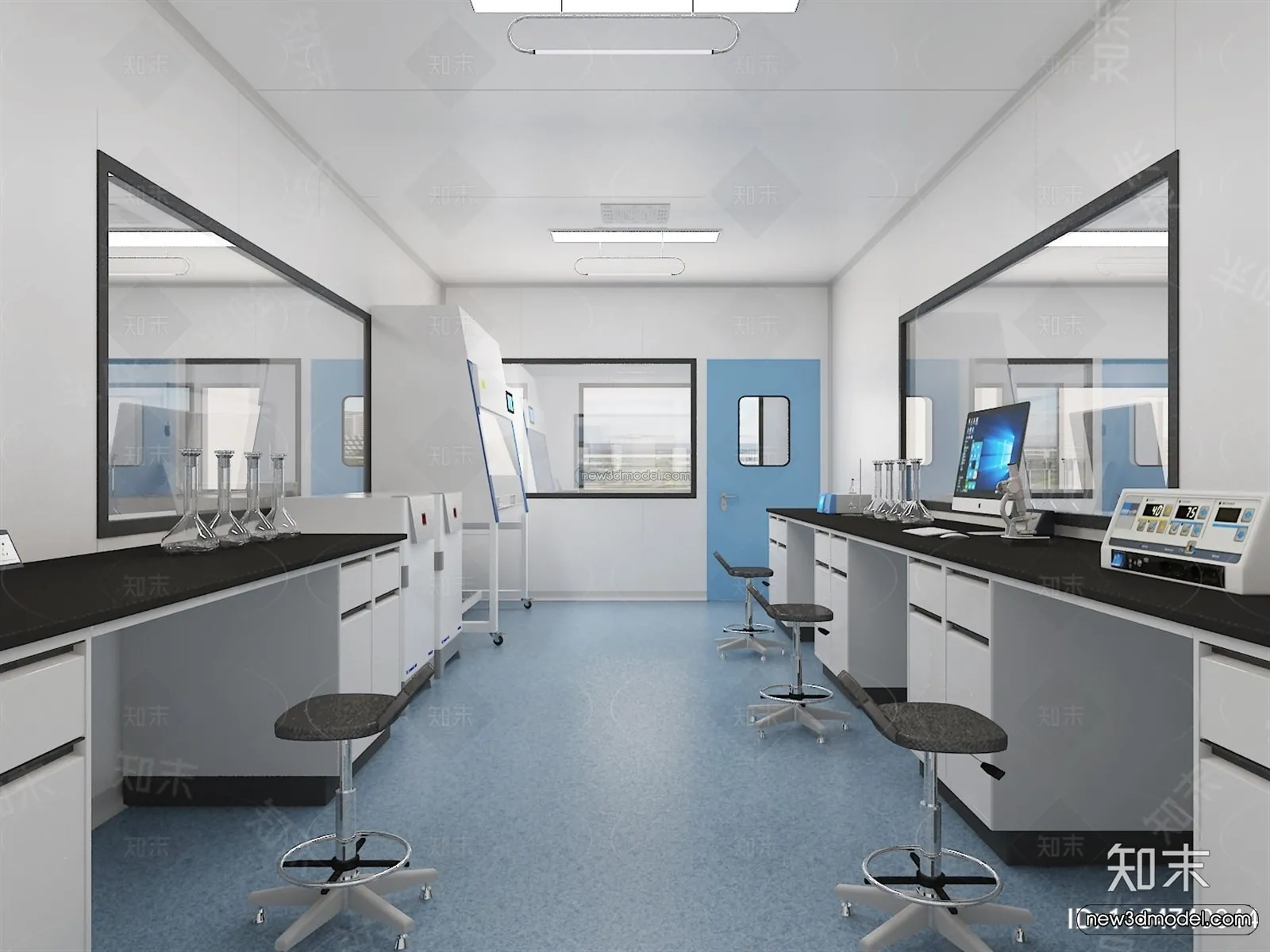 Interior 3D Model of Laboratory - 3D Scene - 108