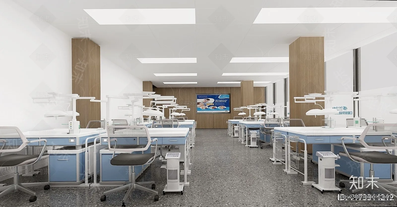 Interior 3D Model of Laboratory - 3D Scene - 109