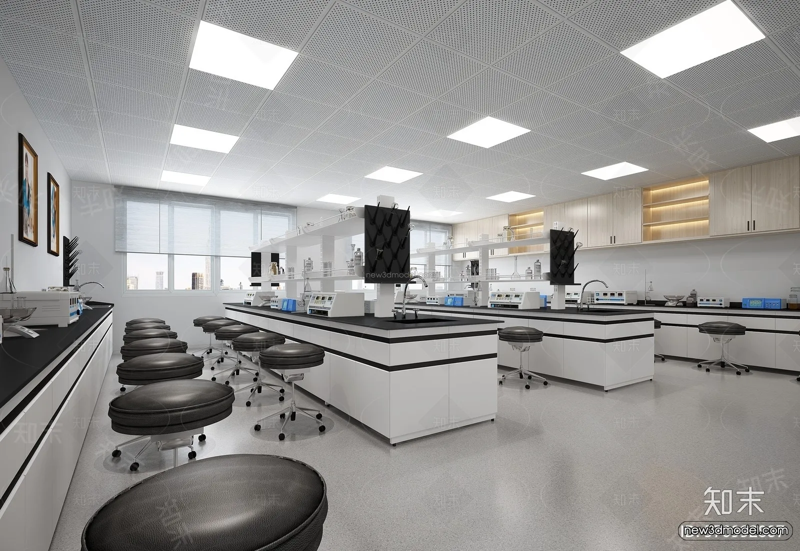 Interior 3D Model of Laboratory - 3D Scene - 110