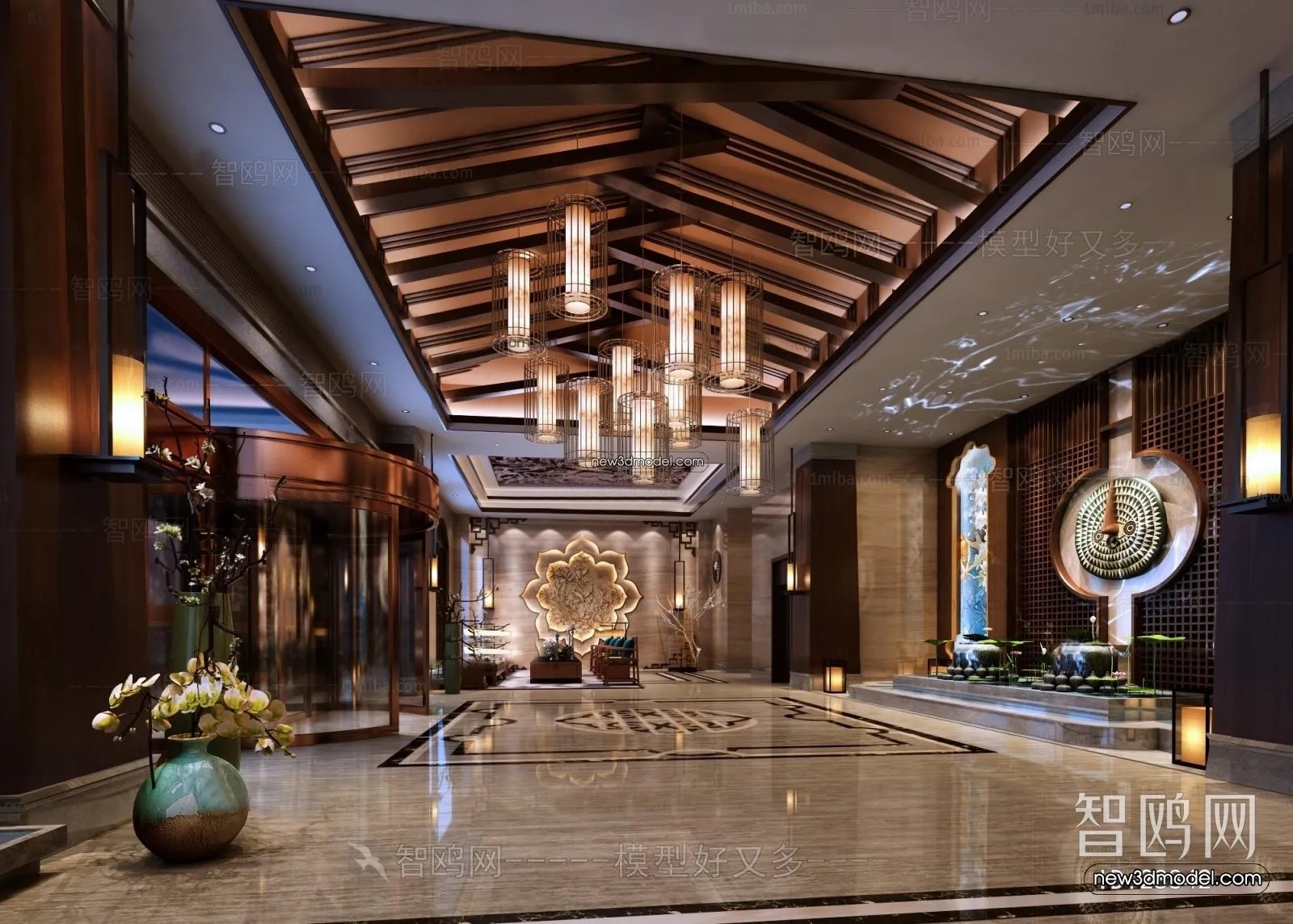 Interior 3D Model of Sales Office - 3D Scene - 019