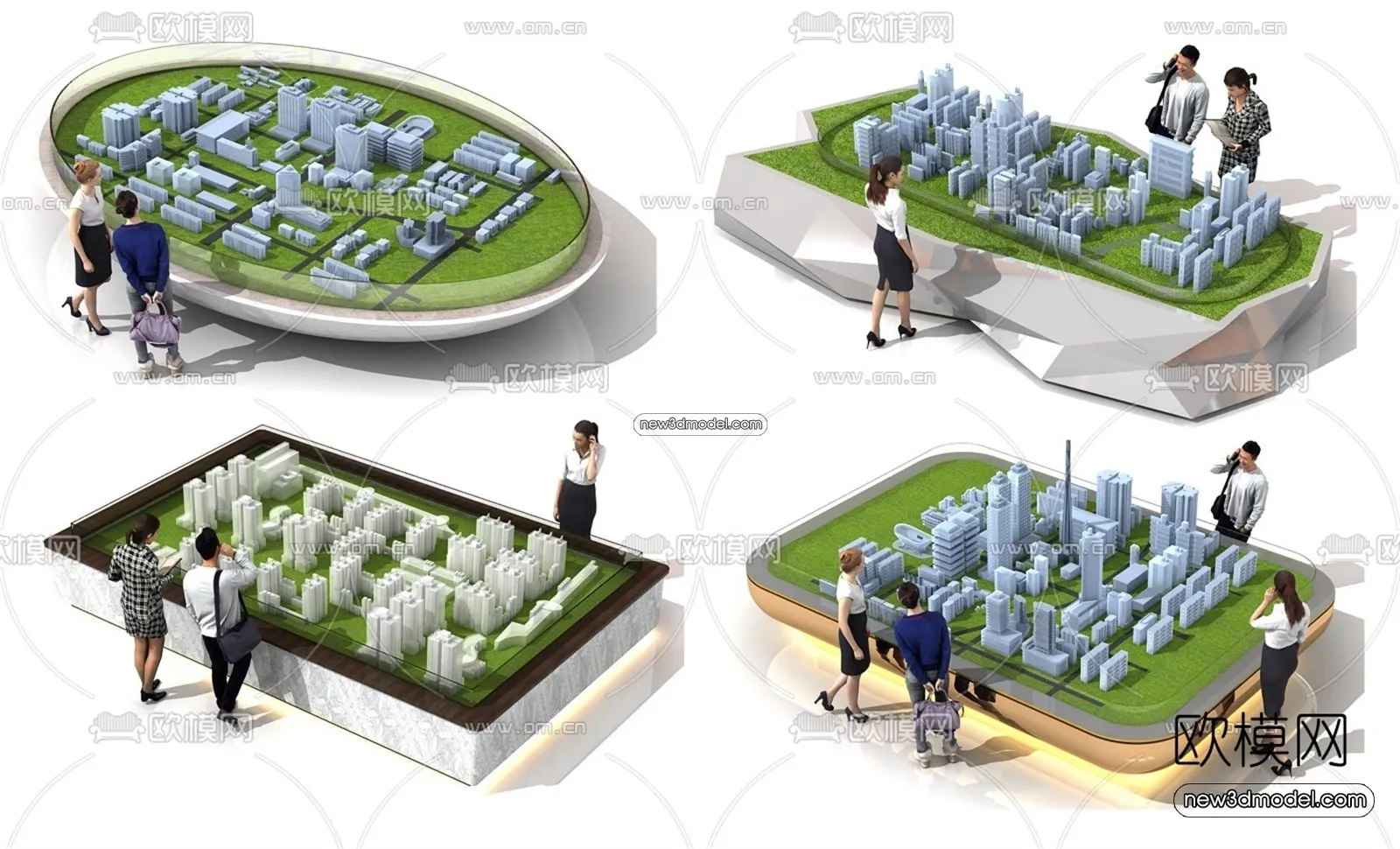 Interior 3D Model of Sales Office - 3D Scene - 133