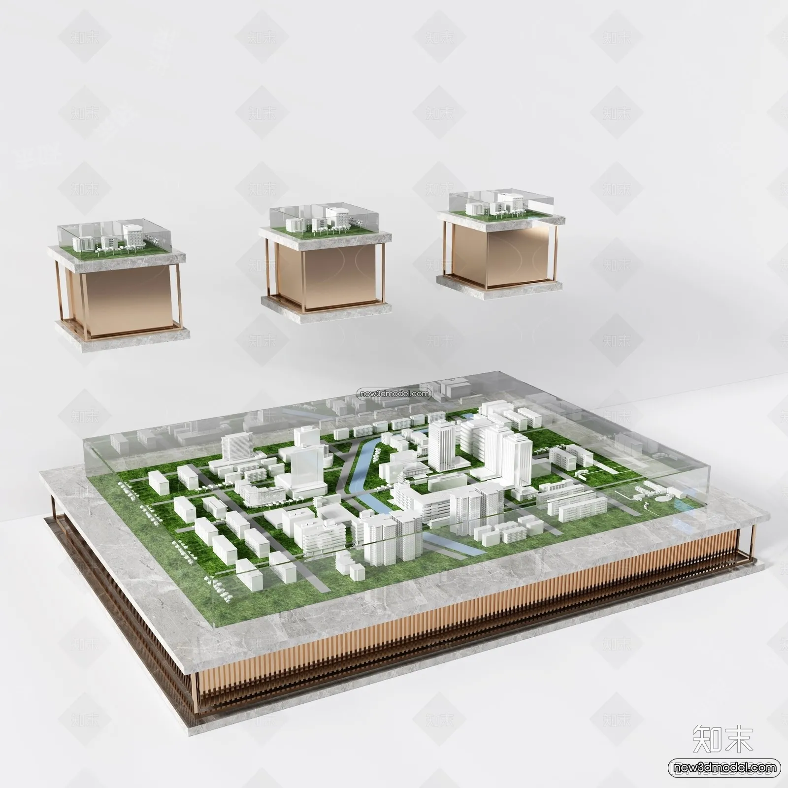 Interior 3D Model of Sales Office - 3D Scene - 136