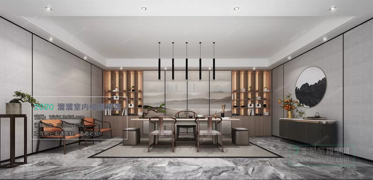 INTERIOR - 3D MODELS - CHINESE STYLE