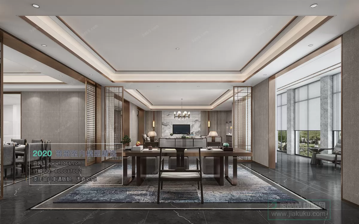 INTERIOR - 3D MODELS - CHINESE STYLE