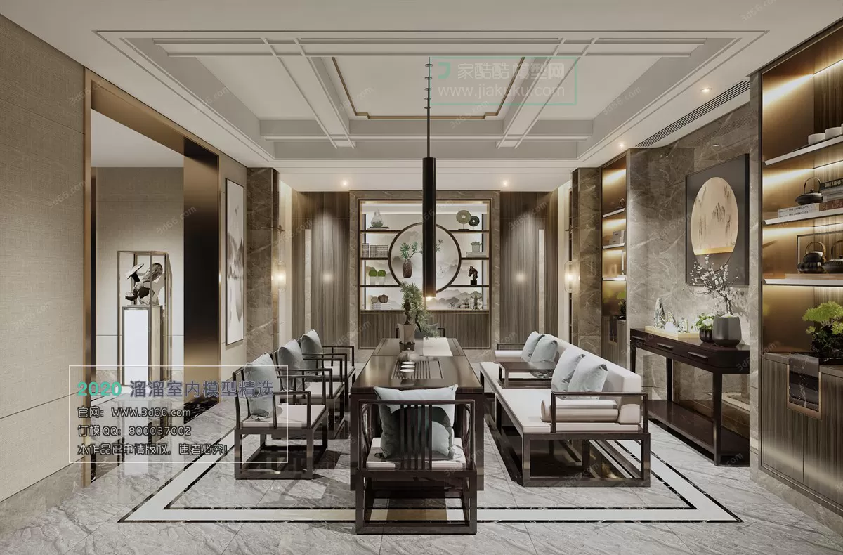 INTERIOR - 3D MODELS - CHINESE STYLE