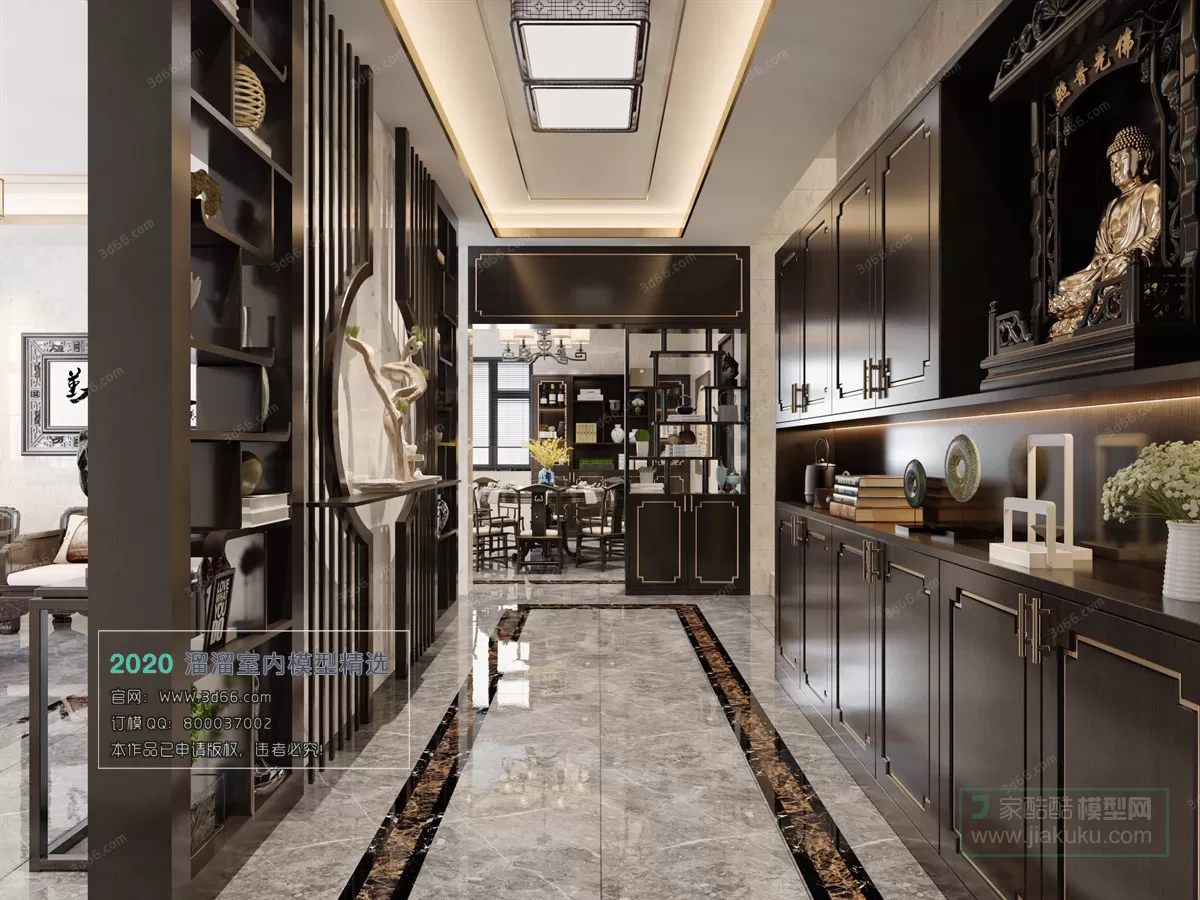 INTERIOR - 3D MODELS - CHINESE STYLE