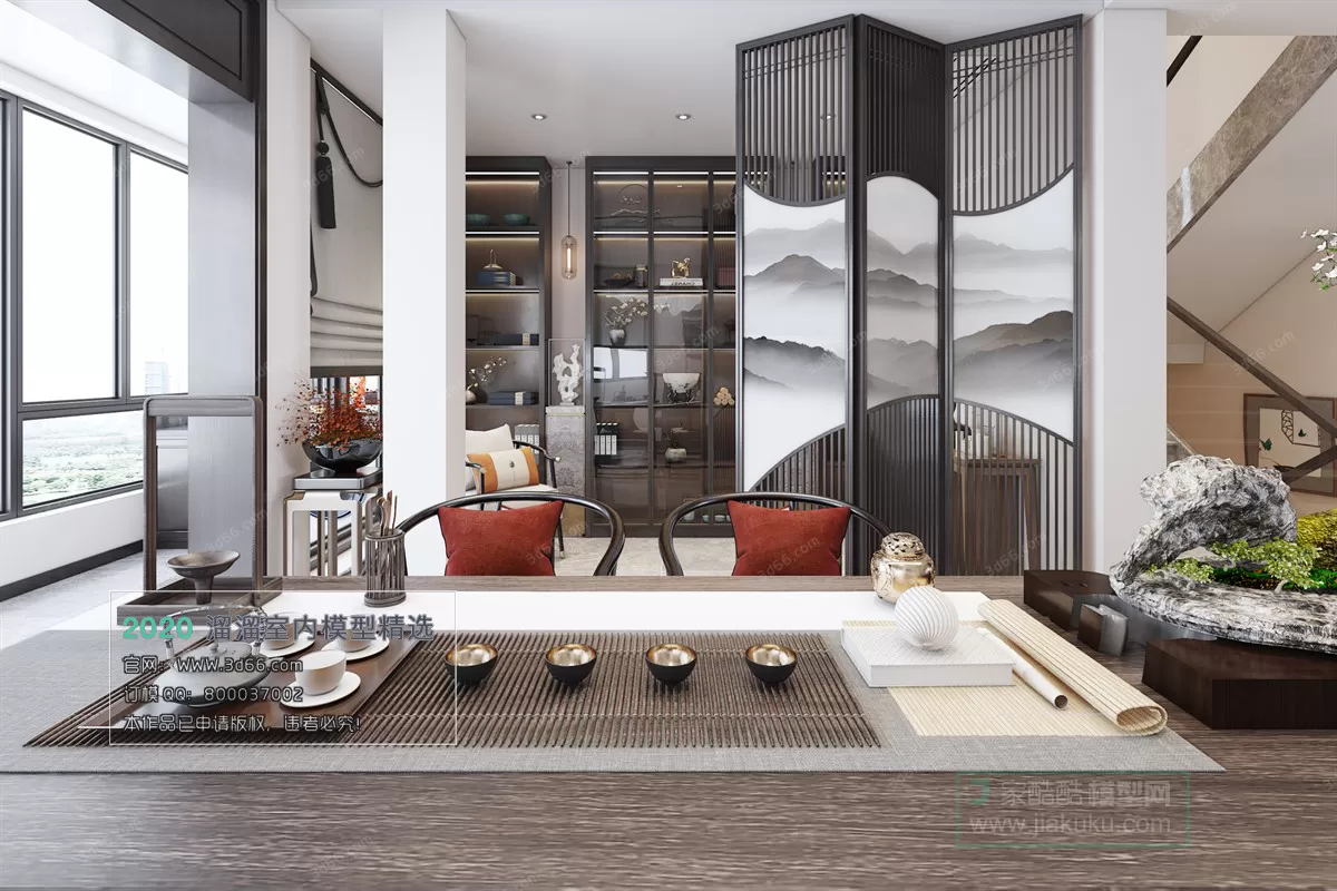 INTERIOR - 3D MODELS - CHINESE STYLE