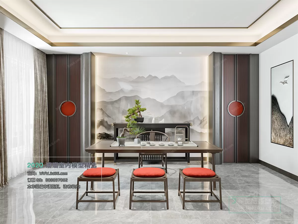 INTERIOR - 3D MODELS - CHINESE STYLE