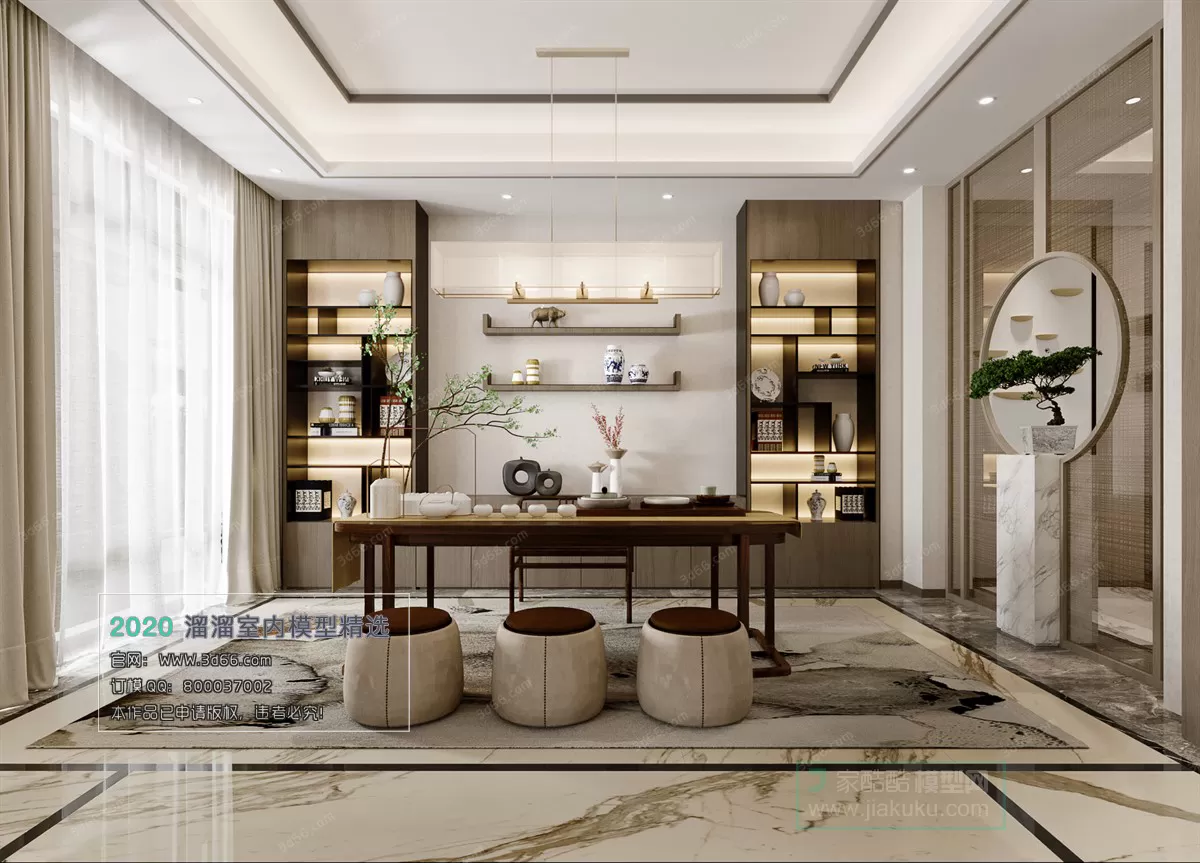 INTERIOR - 3D MODELS - CHINESE STYLE