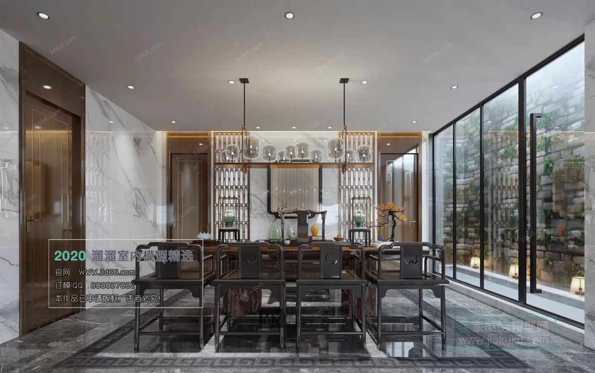 INTERIOR - 3D MODELS - CHINESE STYLE