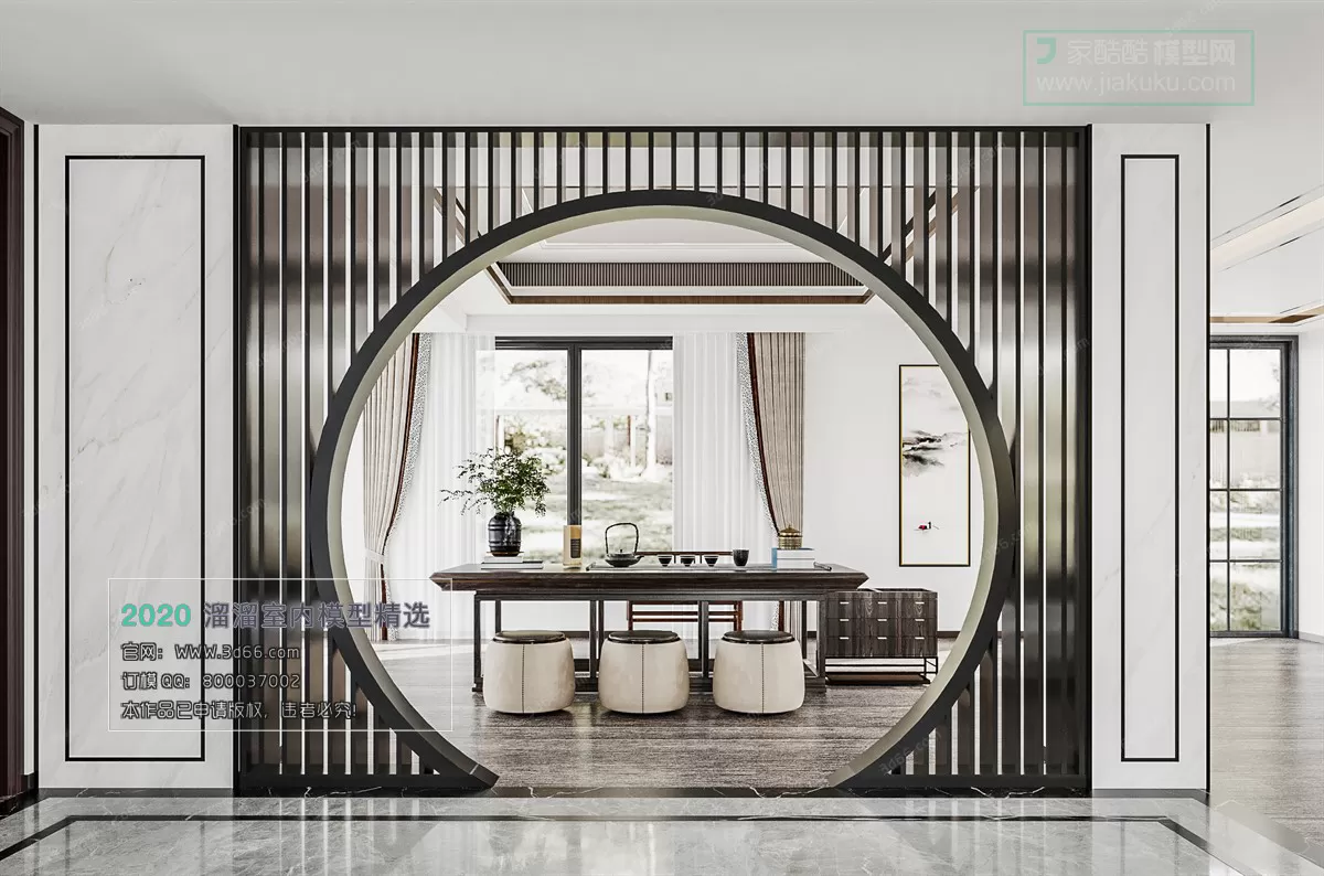 INTERIOR - 3D MODELS - CHINESE STYLE