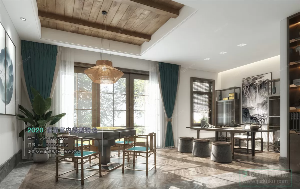 INTERIOR - 3D MODELS - CHINESE STYLE