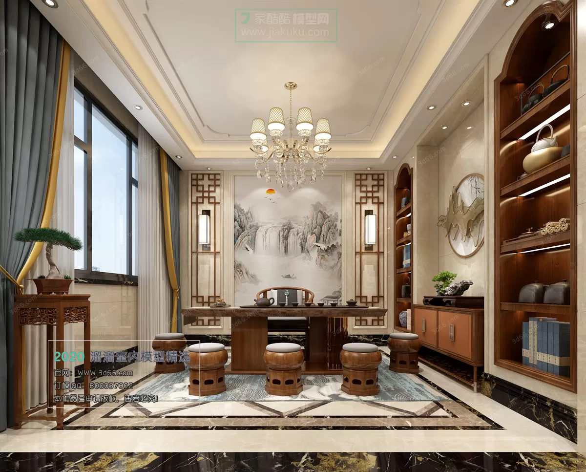 INTERIOR - 3D MODELS - CHINESE STYLE