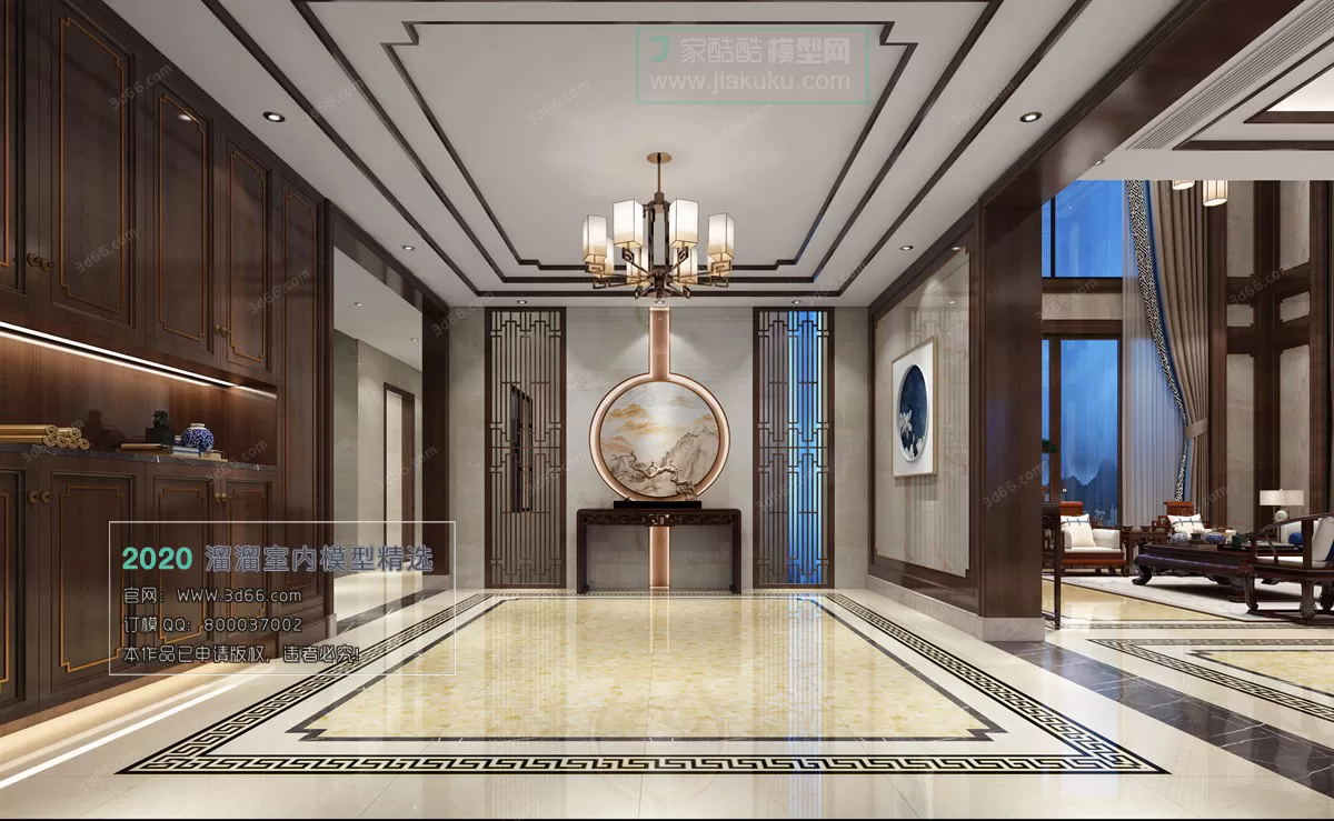 INTERIOR - 3D MODELS - CHINESE STYLE