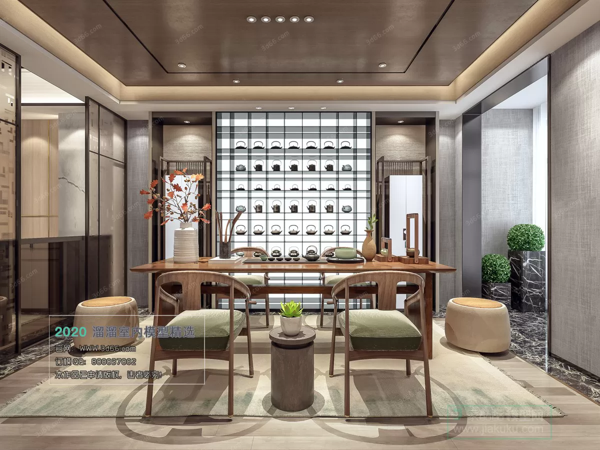 INTERIOR - 3D MODELS - CHINESE STYLE