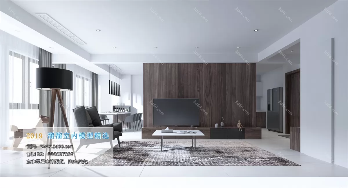 INTERIOR 3D MODELS - LIVING ROOM 3D MODELS